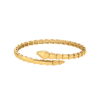 [Sprite Jewelry]Viper Silver No‑Diamond Snake Bracelet