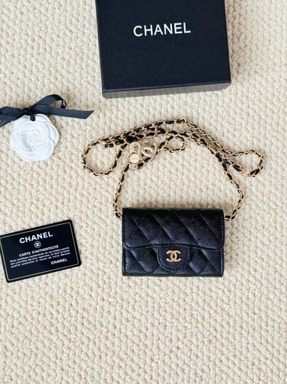 One C-brand handbag, one C-brand item, and one pair of C-brand glasses