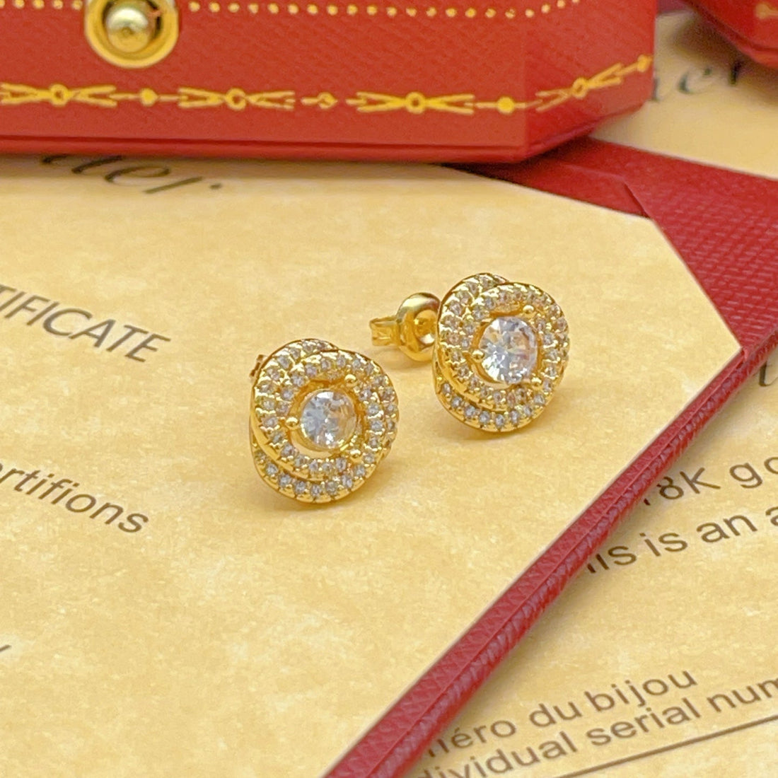 ¡®Sprite Jewelry¡¯Love Knot Stud Earrings