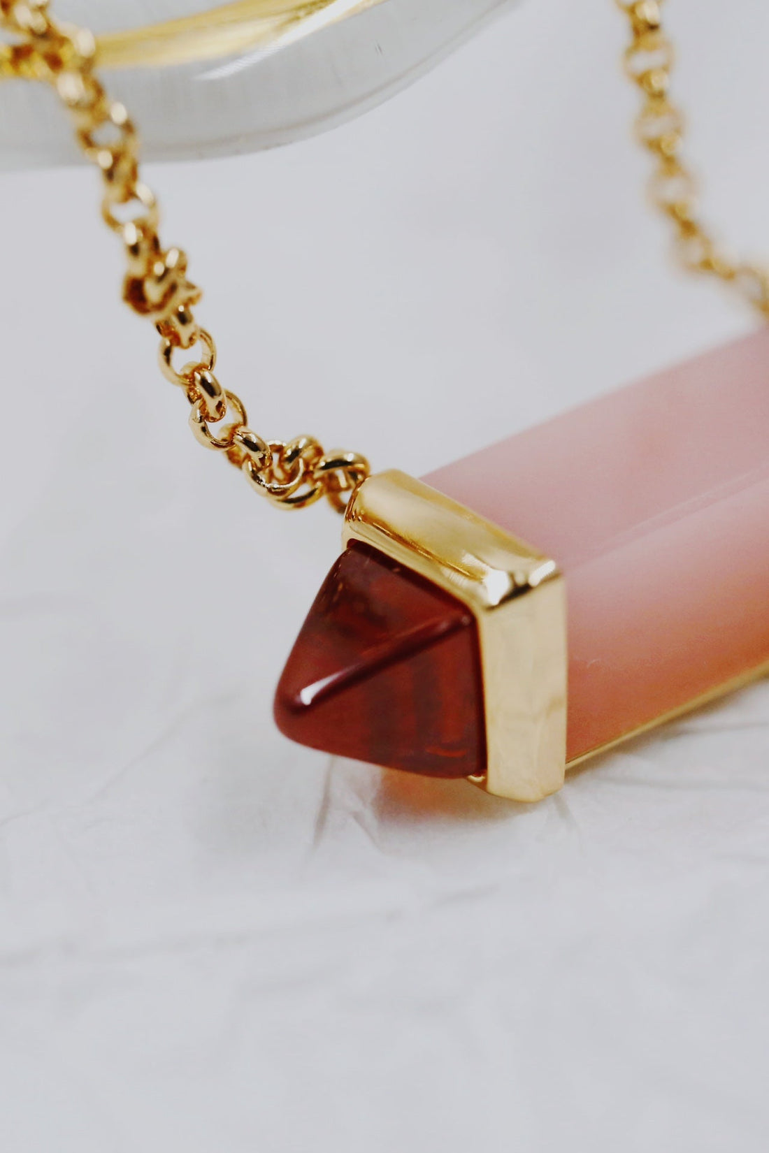 ¡®Sprite Jewelry¡¯Color Stone Bar Pendant Necklace