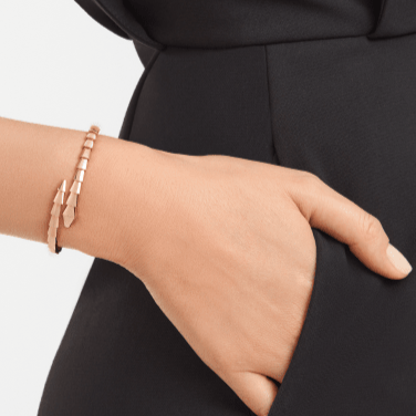 [Sprite Jewelry]Viper Silver No‑Diamond Snake Bracelet