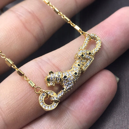 ¡®Sprite Jewelry¡¯Pave Panther Pendant Necklace
