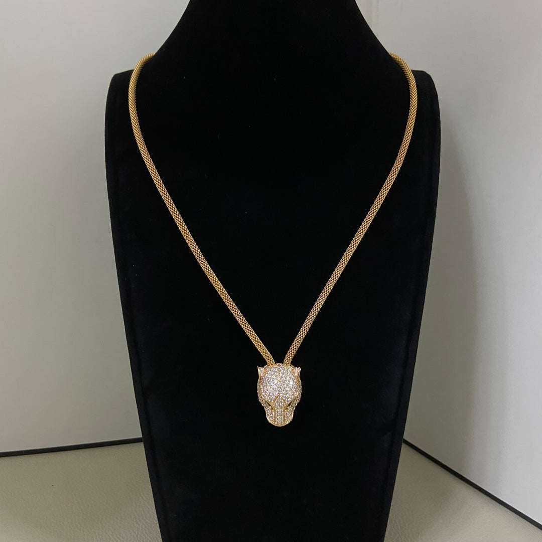 ¡®Sprite Jewelry¡¯Panther Head Layered Necklace