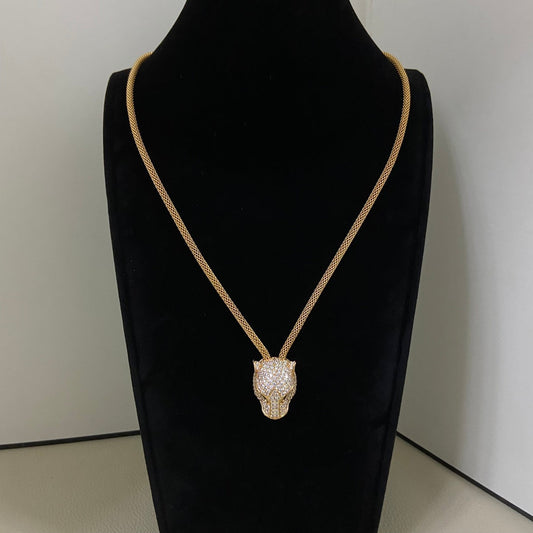 ¡®Sprite Jewelry¡¯Panther Head Layered Necklace