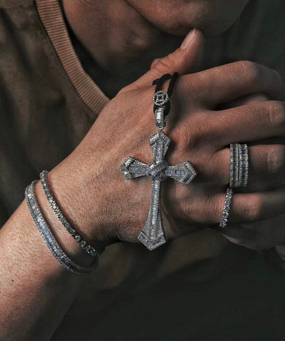 ¡®Sprite Jewelry¡¯Pave Cross Pendant Necklace