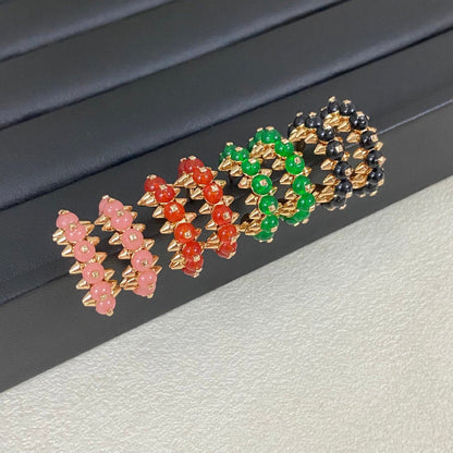 ¡®Sprite Jewelry¡¯Color Gemstone Stud Earrings