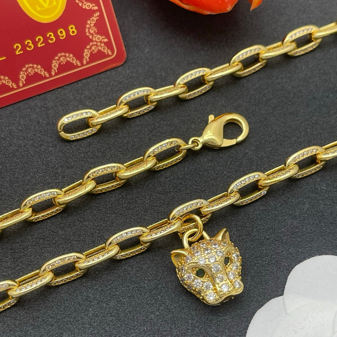 ¡®Sprite Jewelry¡¯Lion Head Link Chain Necklace