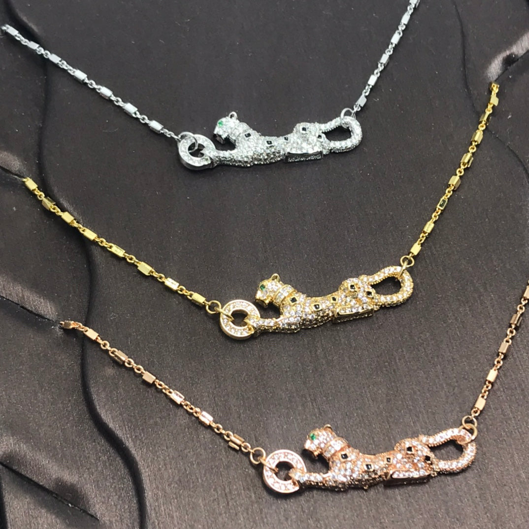¡®Sprite Jewelry¡¯Pave Panther Pendant Necklace