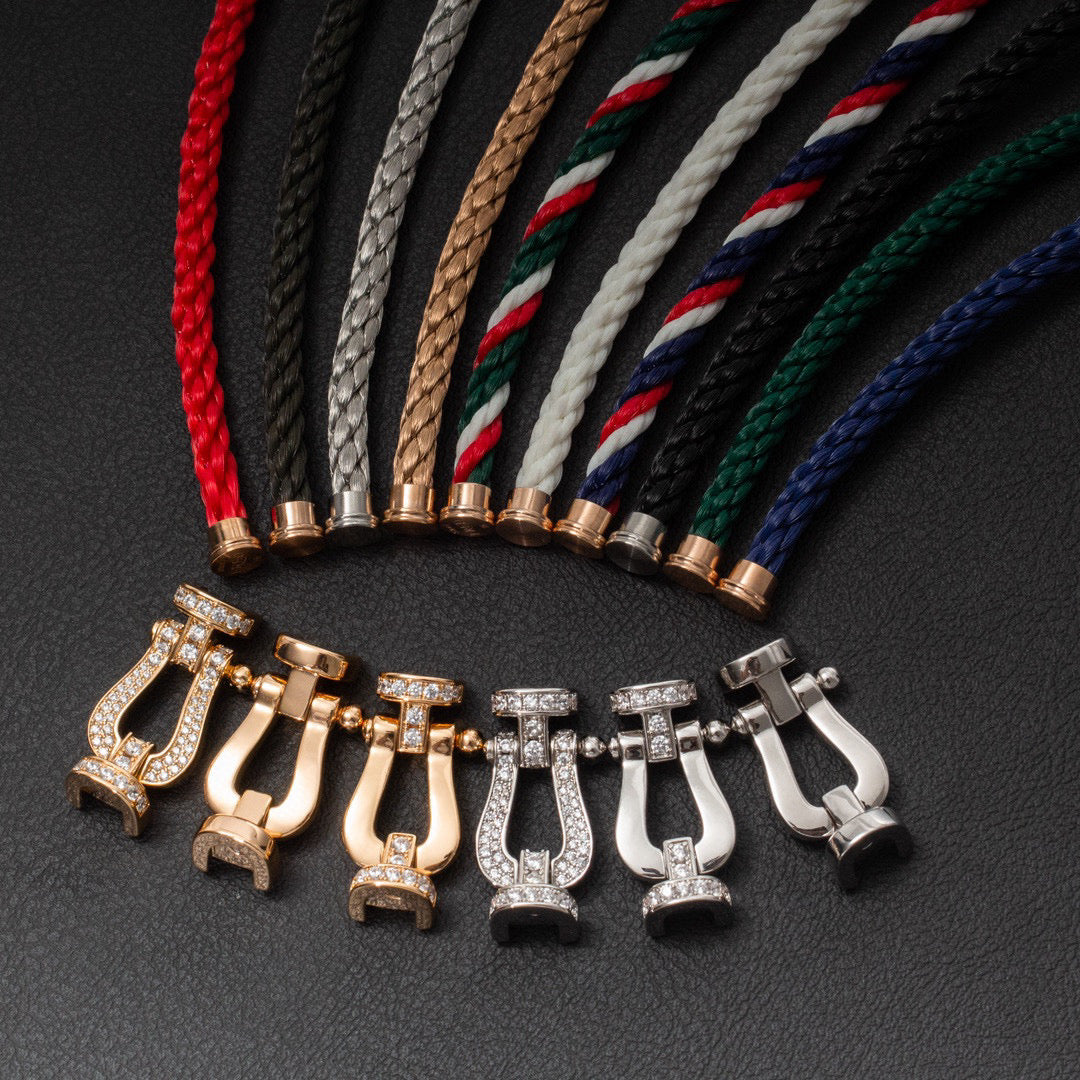 ¡®Sprite Jewelry¡¯FORCE LARGE HORSESHOE NO DIAMOND BRACELET ROSE GOLD