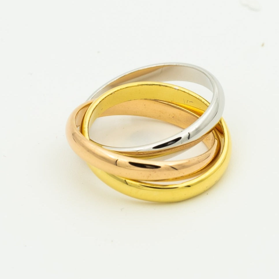 [Sprite Jewelry]TRINITY RING GOLD PINK GOLD SILVER