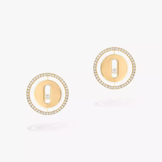 [Sprite Jewelry]Lucky Move Diamond Earrings