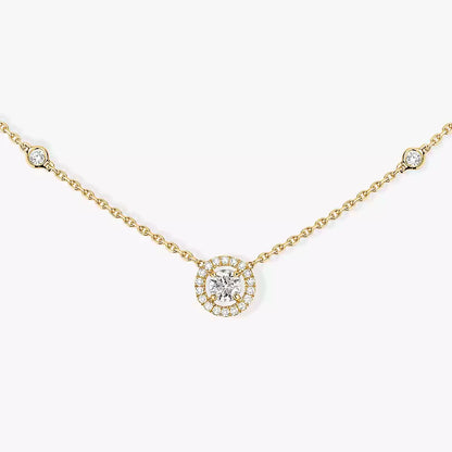 [Sprite Jewelry]Diamond Necklace 0,20ct Brilliant Shape Joy