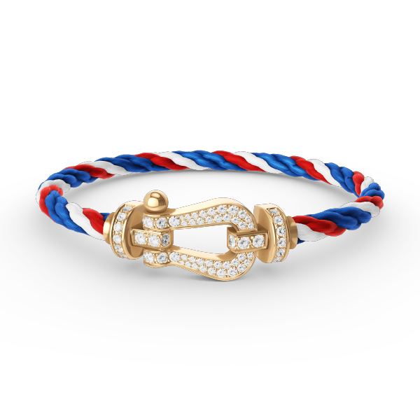 ¡®Sprite Jewelry¡¯FORCE LARGE HORSESHOE FULL DIAMOND BRACELET GOLD