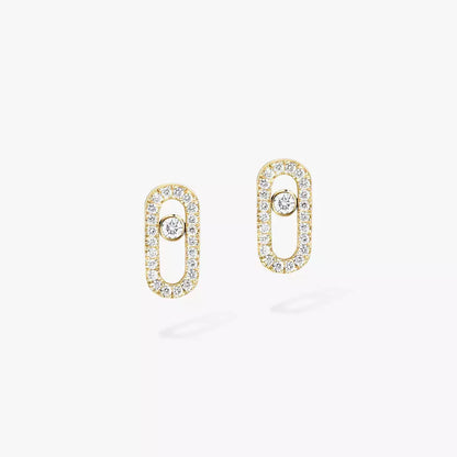 [Sprite Jewelry]Move Uno Diamond Earrings