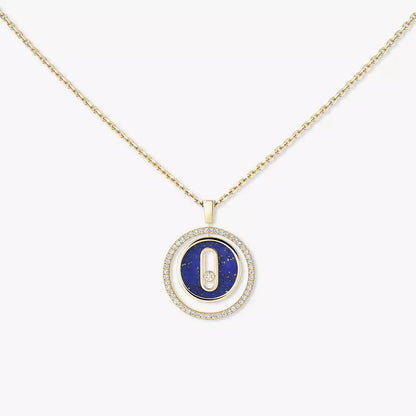 [Sprite Jewelry]Lucky Move Diamond Necklace in Rose Gold and White Mother-of-Pearl