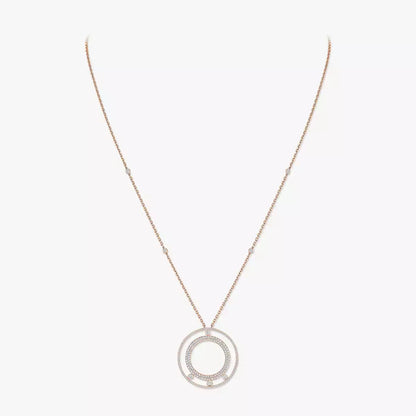 [Sprite Jewelry]Move Romane Long Pave_-Set Diamond Necklace
